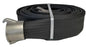 1 1/2" x 10FT BLACK RIBBED RUBBER w/INST COUPLINGS Pony Hose