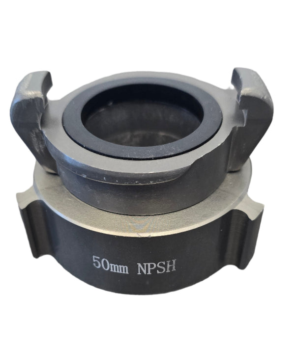 2" NPSH Female To 1.5" Forestry Reducer Adapter