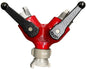 Wye Valve, Red and Black