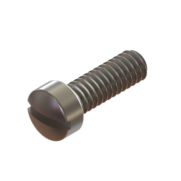 12-42 SCREW 1/4-28X3/4 SLOT FILLISTR NYLONLOCK SS