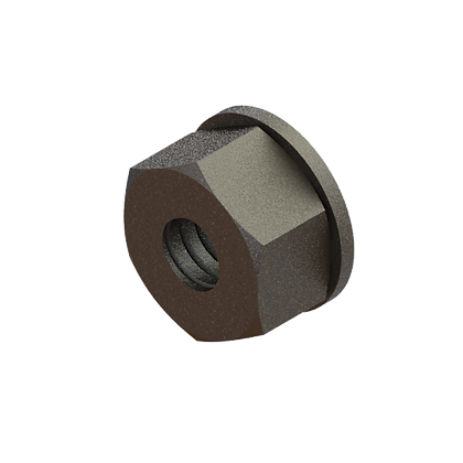 FAST-729 NUT 1/4-20 HEX NYLON LOCK ZINC