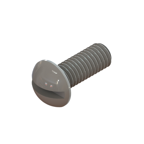 R-774 SCREW #10-32X1/2 FLAT/SQ ROUND ZINC