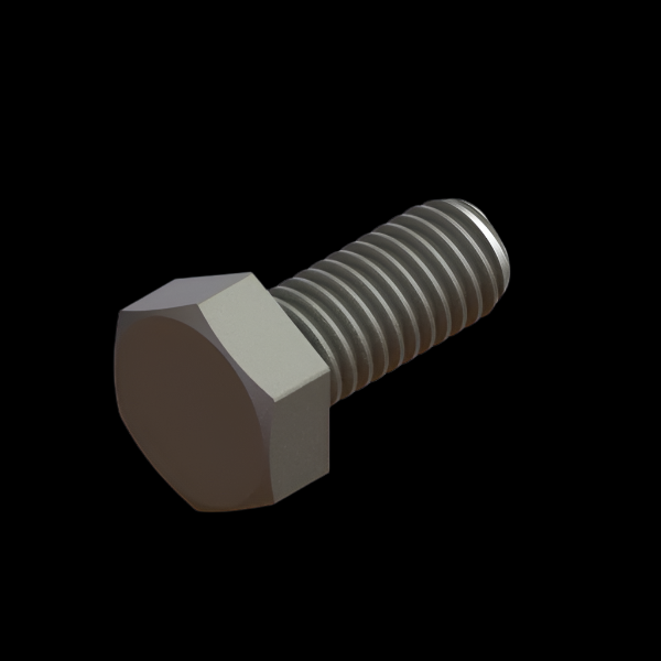 FAST-18 SCREW M6X1/0X14 HEX CAP ZINC