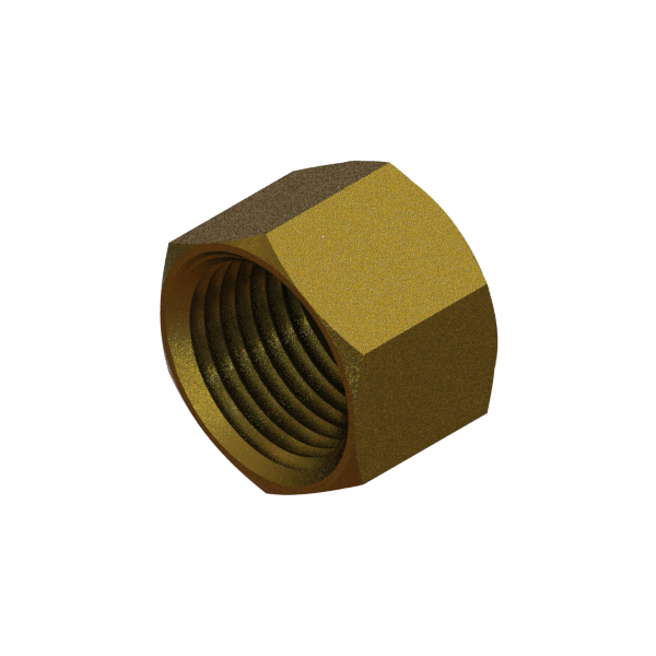 PART-241 CAP 1/2 NPT, BRASS