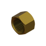 PART-241 CAP 1/2 NPT, BRASS