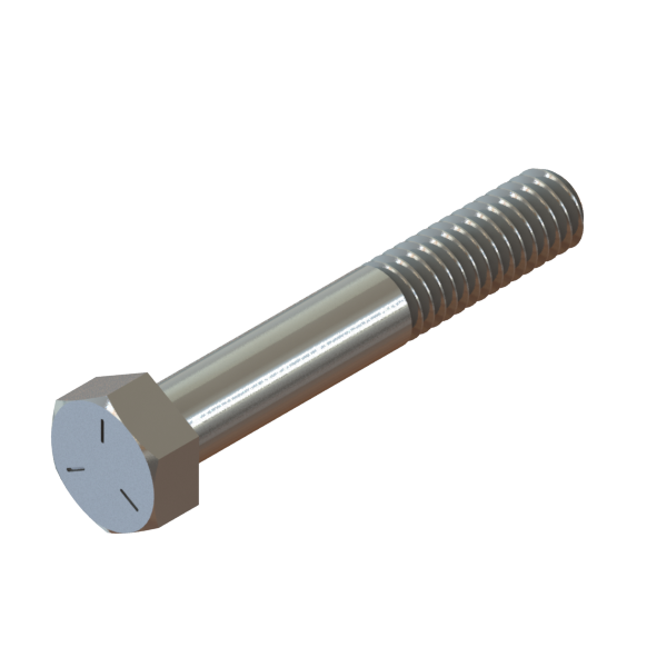 SCREW 5/16-18X2 HEX CAP ZINC