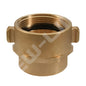 2" FEMALE NPT X 2-1/2" FEMALE NH/NST BRASS SINGLE SWIVEL