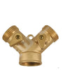 Brass Garden Hose Thread Y with Dual Shut-Off