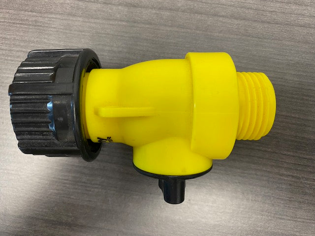 YELLOW "SCOTTY" SHUT-OFF , 3/4" GHT SHUT-OFF