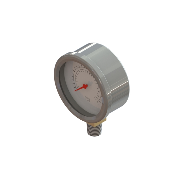 GAUGE-1 PRESSURE GAUGE 2-1/2" 0-600PSI (BAR)